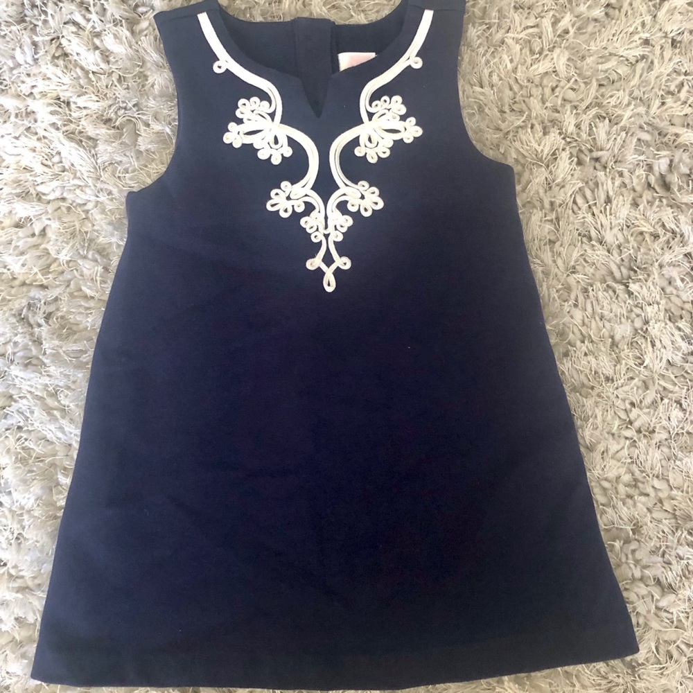 Janie and Jack Short Sleeve Embroidered  Dress